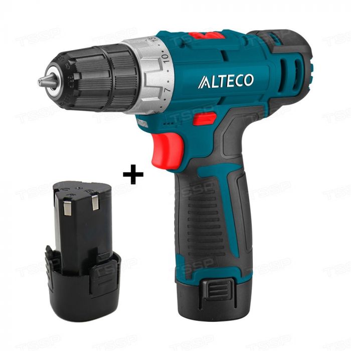 Аккумуляторная дрель-шуруповерт ALTECO CDP 1210 Li + Аккумулятор BCDP 1210 Li