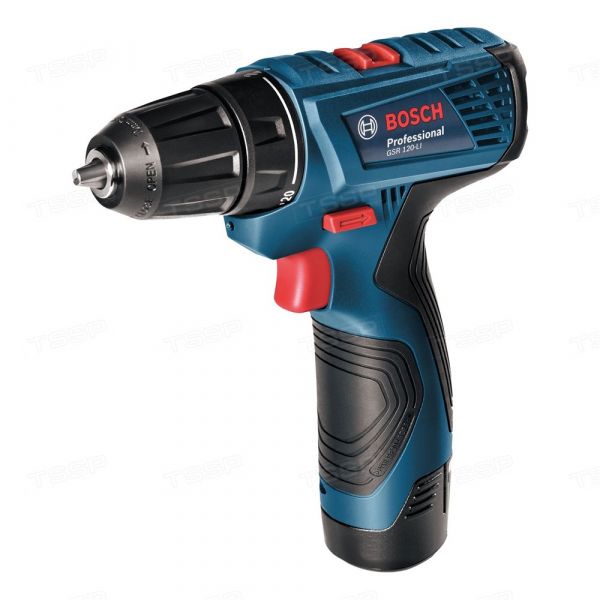 Аккумуляторная дрель-шуруповерт Bosch GSR 120-LI 2 х 1,5Ah Case 06019F7001