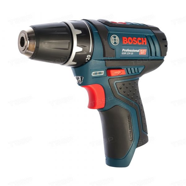 Аккумуляторная дрель-шуруповёрт Bosch GSR 12V-15 Solo 0601868101 (без аккумулятора)