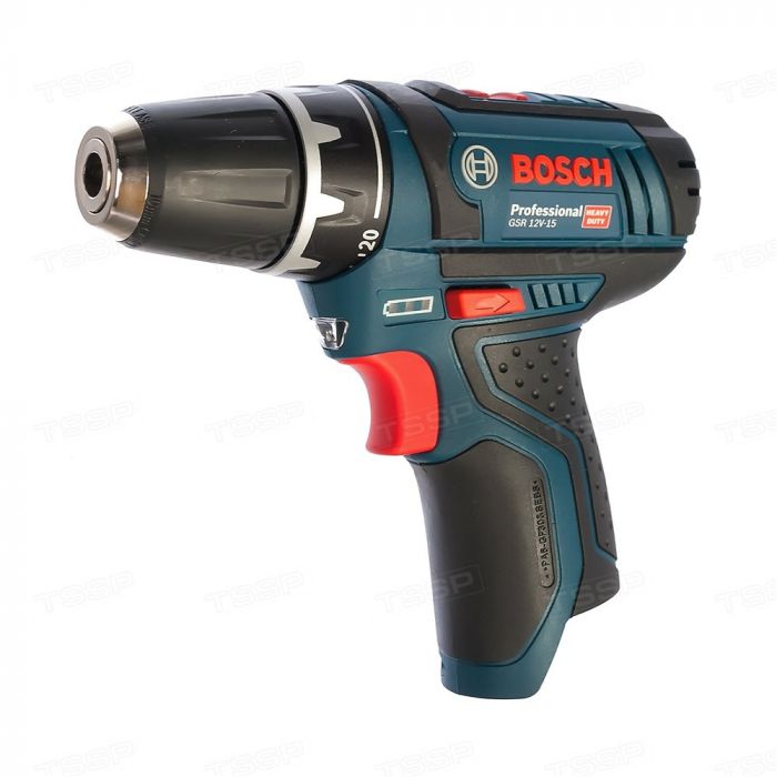 Аккумуляторная дрель-шуруповёрт Bosch GSR 12V-15 Solo 0601868101 (без аккумулятора)