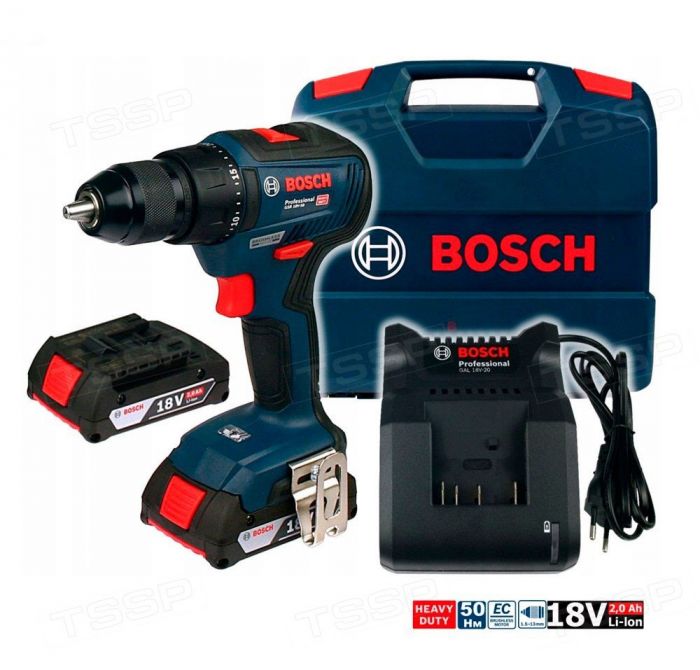 Аккумуляторная дрель-шуруповёрт Bosch GSR 18V-50 06019H5000