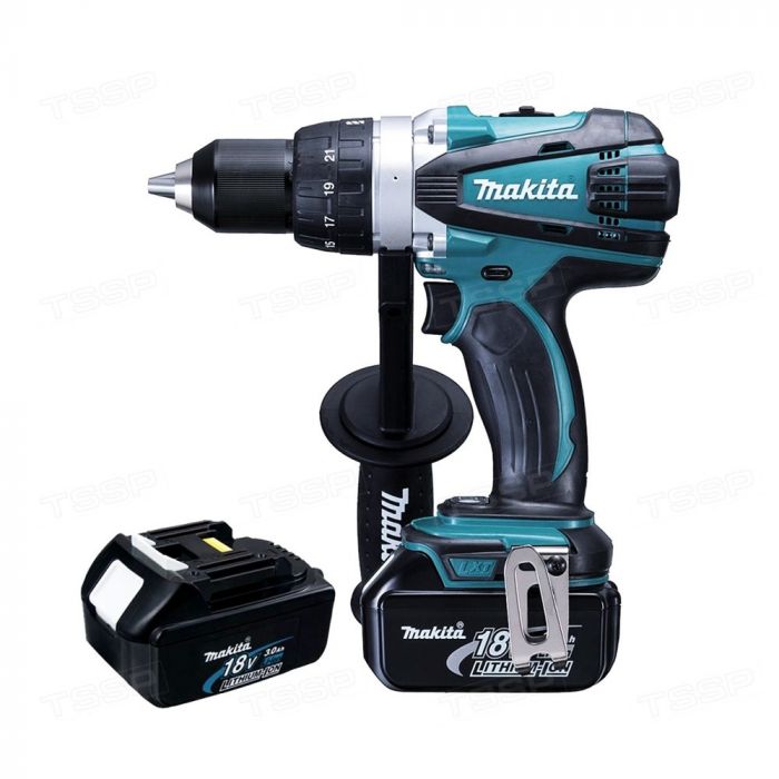 Аккумуляторная дрель-шуруповерт Makita DDF458RFE