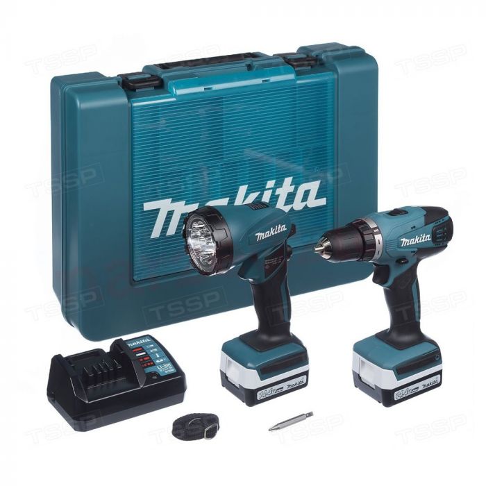 Аккумуляторная дрель-шуруповёрт Makita DF347DWLE