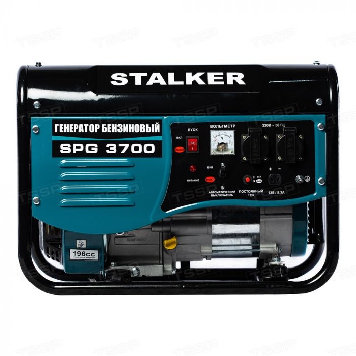 Бензиновый генератор STALKER SPG 3700 / 2.5кВт / 220В