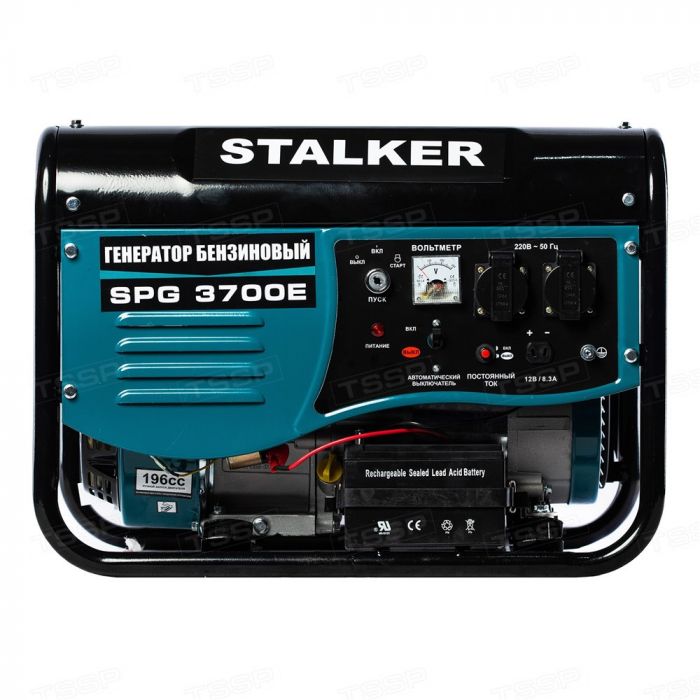 Бензиновый генератор STALKER SPG 3700 E / 2.5кВт / 220В