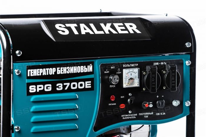 Бензиновый генератор STALKER SPG 3700 E / 2.5кВт / 220В