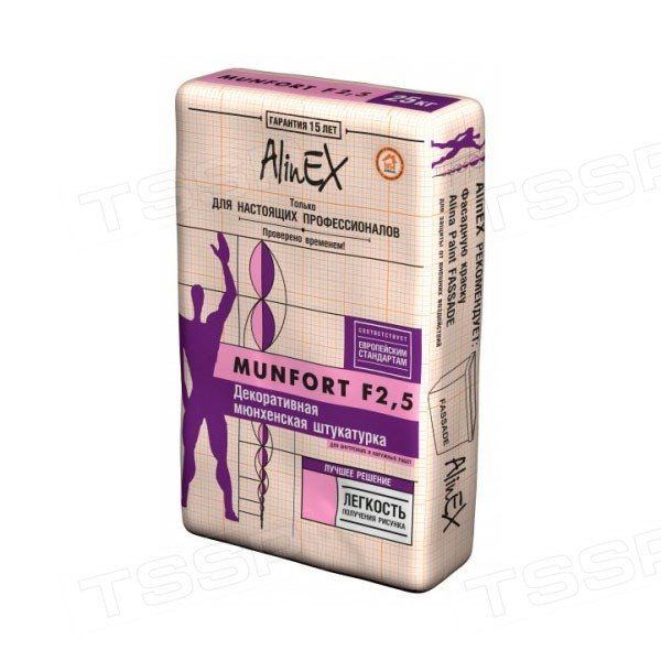 Декоративная штукатурка AlinEX Munfort F 2.0 25 кг