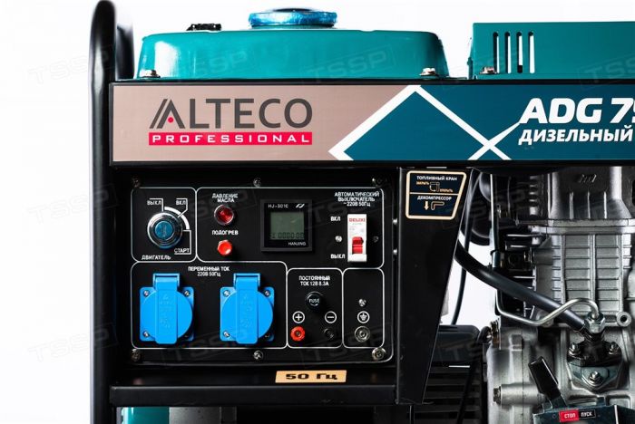 Дизельный генератор ALTECO ADG 7500 E / 5.2кВт / 220В