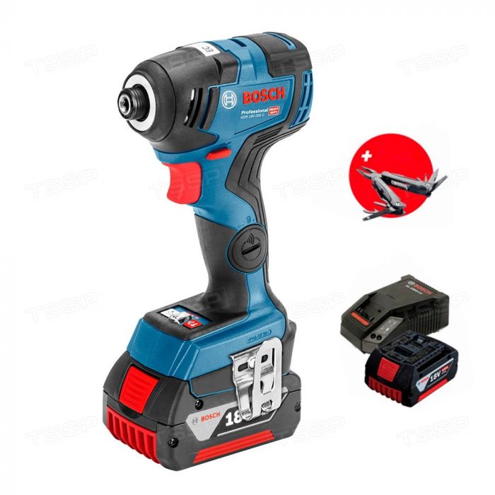 Гайковерт аккумуляторный Bosch GDR 18V-200C + набор оснастки 0615990L45