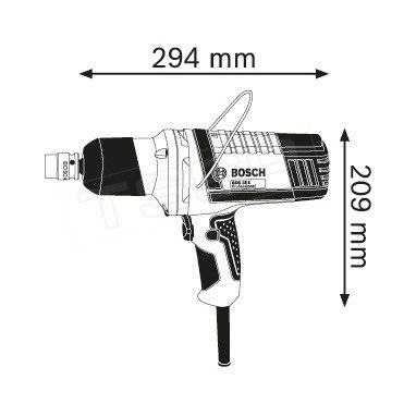 Импульсный гайковёрт Bosch GDS 18 E Professional 0601444000