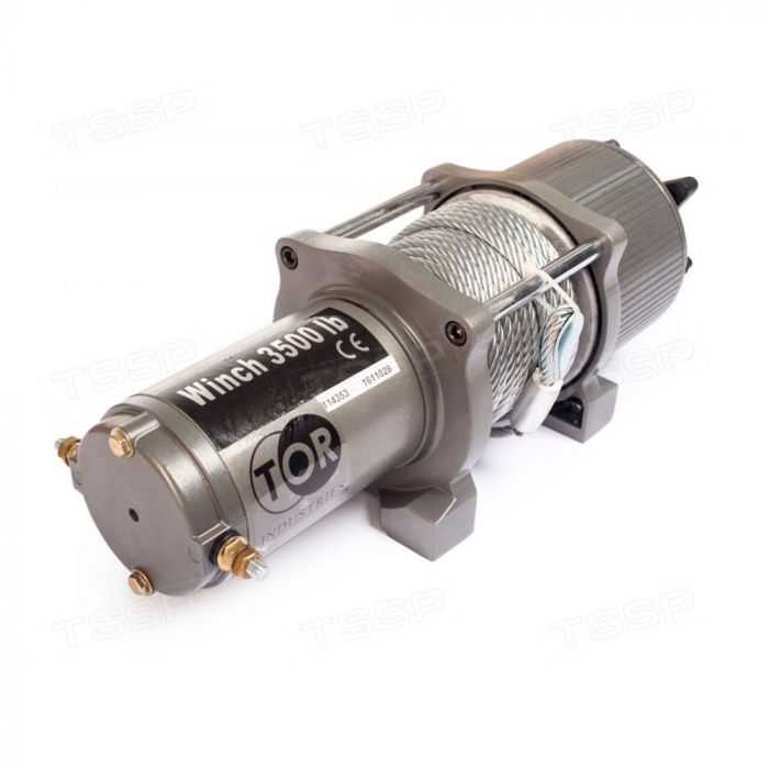 Лебедка автомобильная TOR 12V P3500-1D (1588кг/15м)