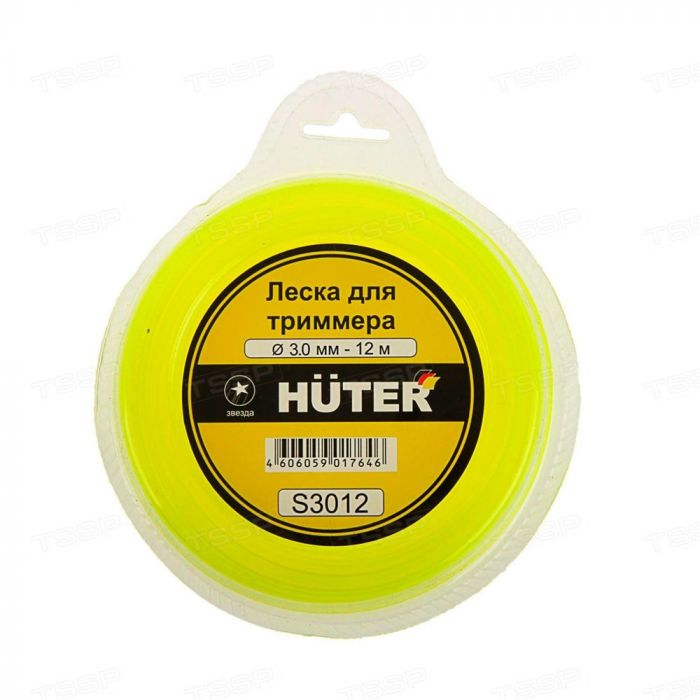 Леска Huter R3012 круг 3 мм 12 м