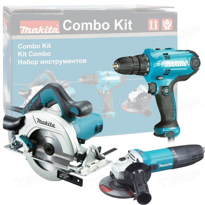 Набор инструментов Makita DK0119 (GA5030 / HS6601 / DF0300)