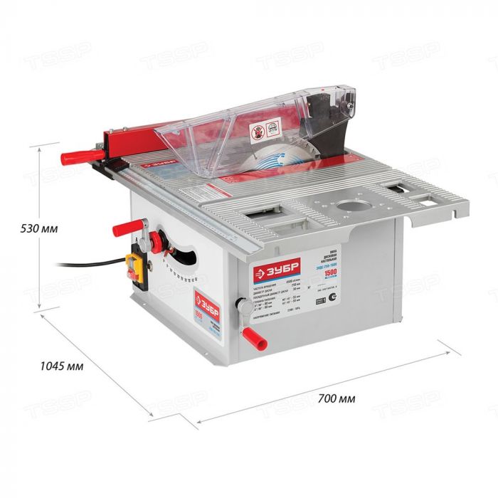 Пила настольная ЗУБР ЗПДС-255-1500