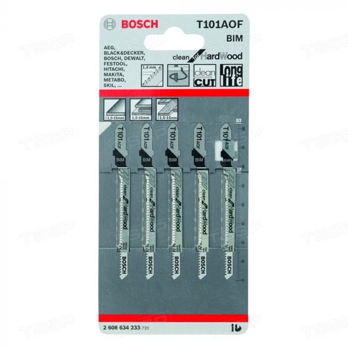 Пилки для лобзика Bosch T101AOF 2608634233