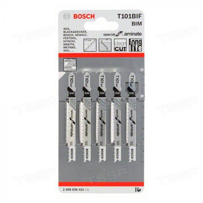 Пилки для лобзика Bosch T101 BIF 2608636431