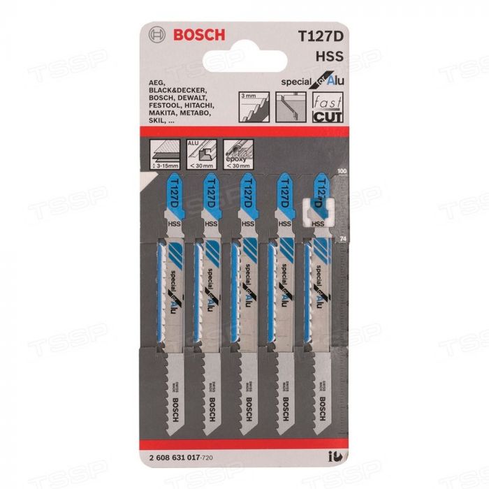 Пилки для лобзика Bosch T127 D HSS 2608631017