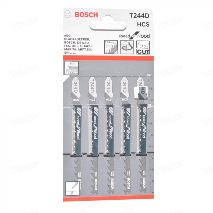 Пилки для лобзика Bosch T244D 2608630058