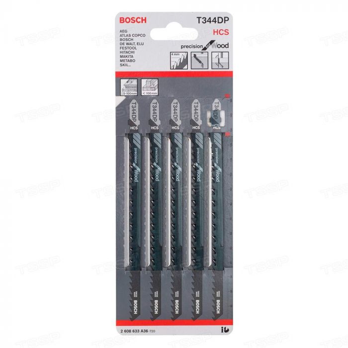 Пилки для лобзика Bosch T344DP HCS 2608633A36