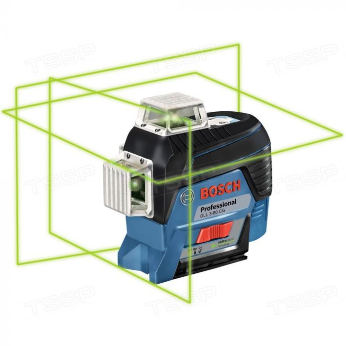 Построитель плоскостей Bosch GLL 3-80CG + BM1 + 12V+ L-Boxx 0601063T00