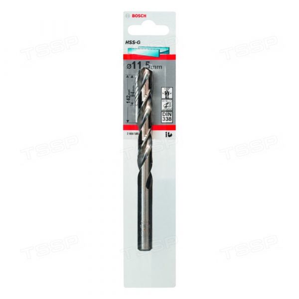 Сверло по металлу Bosch 11,5мм HSS-G 2608585939