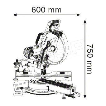 Торцовочная пила Bosch GCM 12 SDE Professional 0601B23100