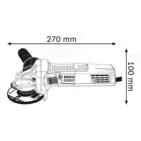 Угловая шлифмашина Bosch GWS 750-115 Professional 0601394000