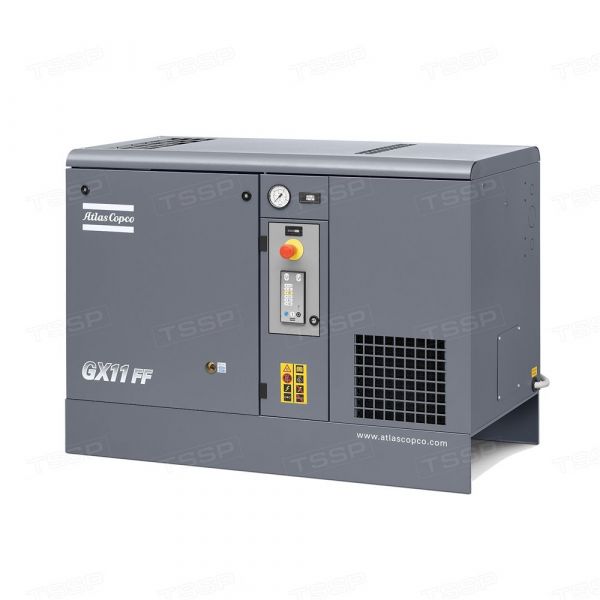 Винтовой компрессор Atlas Copco GX 7-11 EL без ресивера, встроенный осушитель